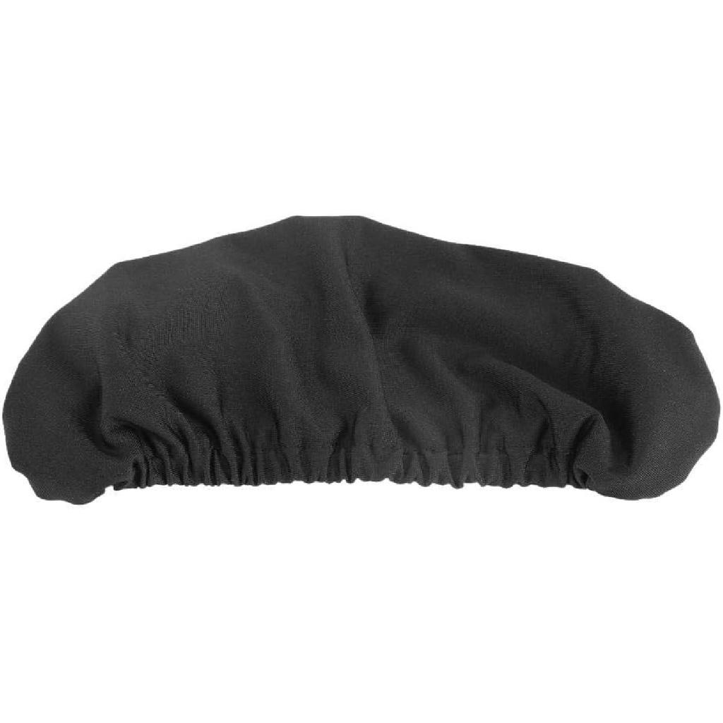 1 Pair Knitted Elastic Fabric Chair Armrest Covers Office Wheelchair Arm Rest Pad Elbows Forearms Pressure Relief Slipcover (Black)