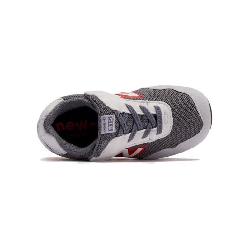 New Balance 515 Toddler Dark Grey Light Grey Low Top First Walker Shoes NW515FR