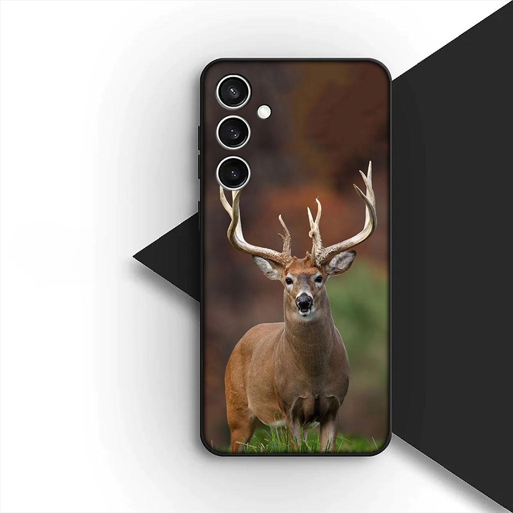 Cover for Samsung Galaxy S10 S8 S9 Plus A33 A34 A31 70 A71 A72 Note 20 9 8 S10E Casing Phone Case Forest Deer Hunting buck