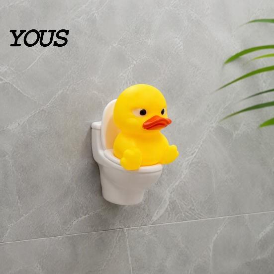 Cute Toilet Sitting Doll Miniature Animal on Figurine, Mini Small Frog /Duck/ Pig Statue, Funny Fun Gifts for Bathroom Lovers Decor, Desk Ornament