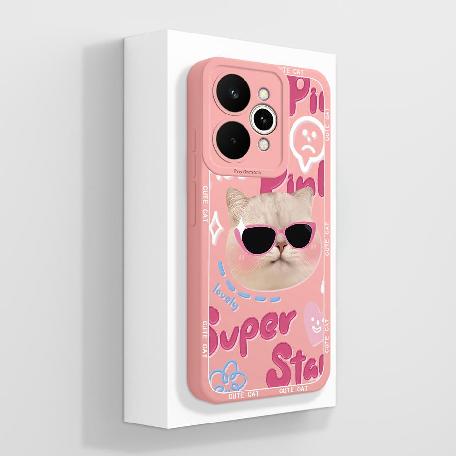 Trendy Butterfly Case For Realme 15 Pro 5G Soft Liquid Silicone Anti Drop Bumper Cover For Realme15 15Pro Full Protective Funda