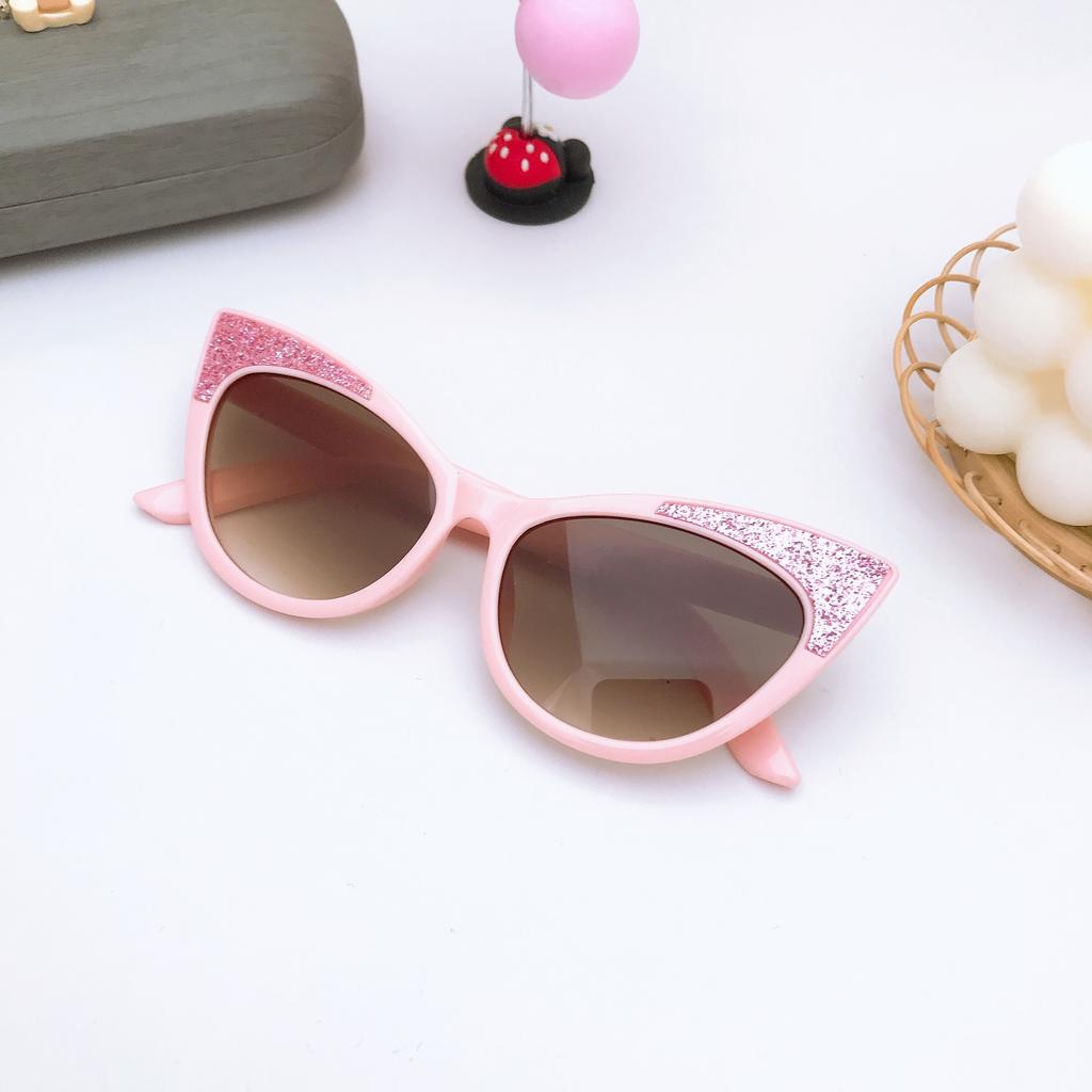 საბავშვო მზის სათვალე მზისგან დამცავი ულტრაიისფერი სხივებისგან დამცავი სათვალე საყვარელი კატის თვალის ბავშვის მზისგან დამცავი სათვალე თვალების დაცვის სათვალე ტრენდი