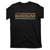 Camiseta Gráfica Masculina Audioslave Banda de Rock Vintage Algodão Pesado 220g Camiseta Retrô de Música com Tipografia Marcante Listras Coloridas