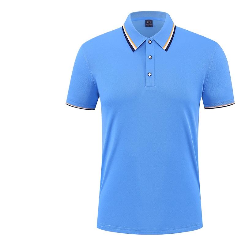 Women Summer Polo Shirt Ice Silk Short Sleeve Workwear T-shirt Ladies Training Casual Teacher's Clothing