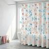Starfish Seashell Plastic Shower Curtain Liner - Waterproof Bathroom Curtain For Bathtubs, Mildew Resistant Bath Curtain