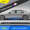X6 X7 2pcs Car Side Skirt Sill Carbon Fibre Body Protection Sticker For M Performance 1 3 5 7 Series M3 M4 M5 M6 X1 X3 X5 X6