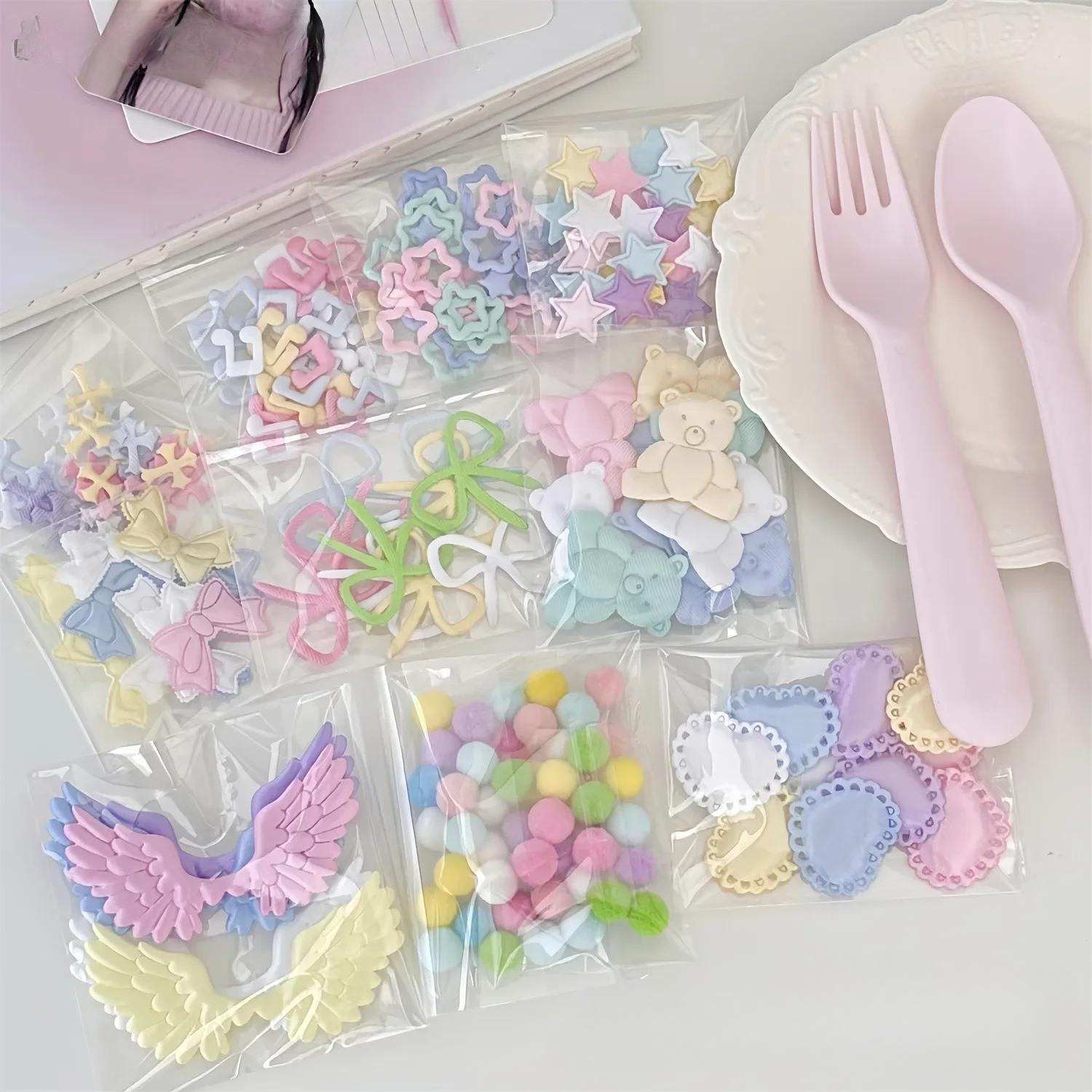 Корейские милые цветные макароны DIY аксессуары для Kpop 3-дюймовая упаковка — фото 5