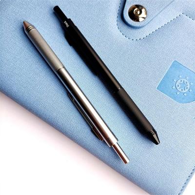 Metall 3 Farben 4 In 1 Student Beweglicher Bleistift Druckbleistift Kugelschreiber Automatischer Kugelschreiber