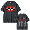 Camiseta Gráfica de Tour de Rock Kmfdm 97 Verano Hombres Mujeres Vintage Gótico Punk Streetwear Masculino Casual Camisetas de Algodón Puro