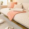Plush Sofa Cushion Winter Cream Wind Milk Suede Sofa Cover All-Inclusive Full Cover Towel Cover Cloth Non-Slip Seat Cushions