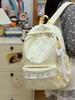 Schoolbag, Japanese-style girl's polka dot backpack, women's large capacity lightweight student backpack, cute cartoon new versatile backpack