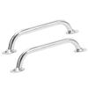 2PCS Marine Grab Handles 362mm Polished Stainless Steel Heavy Duty Boat Handle Handrail for Yatch
