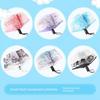 2026 New Model Transparent Umbrella, Fully Automatic, Compact and Portable, Stylish for Girls, Suitable for Car Use and Students Going To School