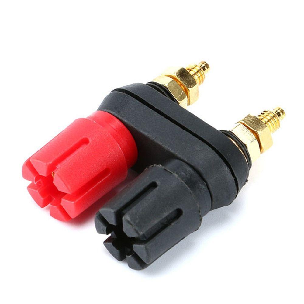 Connected Speaker Plug Jack Connection Terminals Plum Blossom Terminal Double Row Binding Post