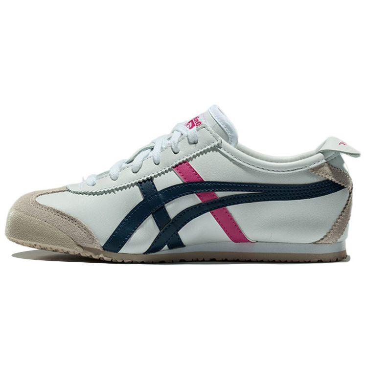 

ONITSUKA TIGER Mexico 66 Флис Удобные Нескользящие Низкие Повседневные Кроссовки Унисекс Белый Красный D50XK-0154 42.5