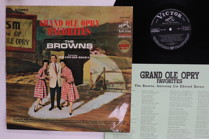 

LP Record BROWNS Grand Ole Opry Favorites SHP5329 VICTOR Japan CountryFolk Used