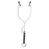 textureMetal Chain Nipple Clamps for Couples Adjustable Breast Clip Bondage Accessories for Sensual Bedroom Foreplay