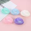 5pcs Colorful Shell Shaped Candy Gift Box Small Gift Jewelry Storage Box Girl Mermaid Theme Party Decorations Wedding Engagement