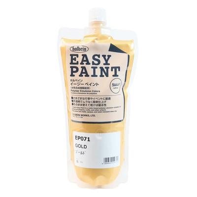 Easy Paint Synthetic Resin Paint Matte EP071 500ml Gold 12071 Water-Based (Opaque Type)