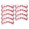 2pcs Women's Blue Light Blocking Reading Glasses +1.0 To +3.0 – Vintage HD PC Lens Stylish Elderly Readers