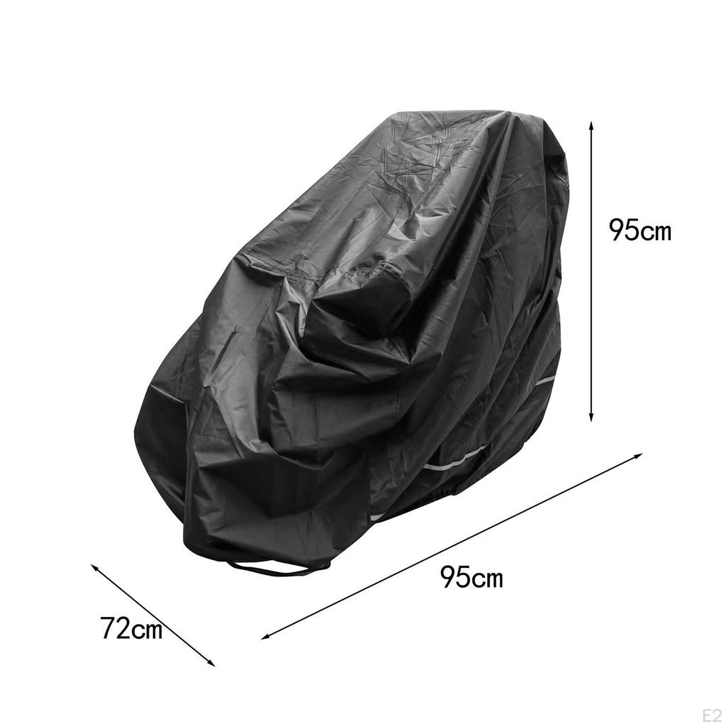 Elektriske rullestoler Deksel Rullator for Allvær Beskyttelse 65cmx95cmx72cm Mobilitet