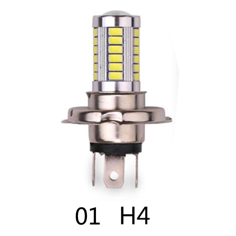 

H4/H7/9005/9006 33SMD Светодиодная лампа для автомобильной фары Дневной ходовой свет Белый Мотоциклетная противотуманная фара 1 шт. H4
