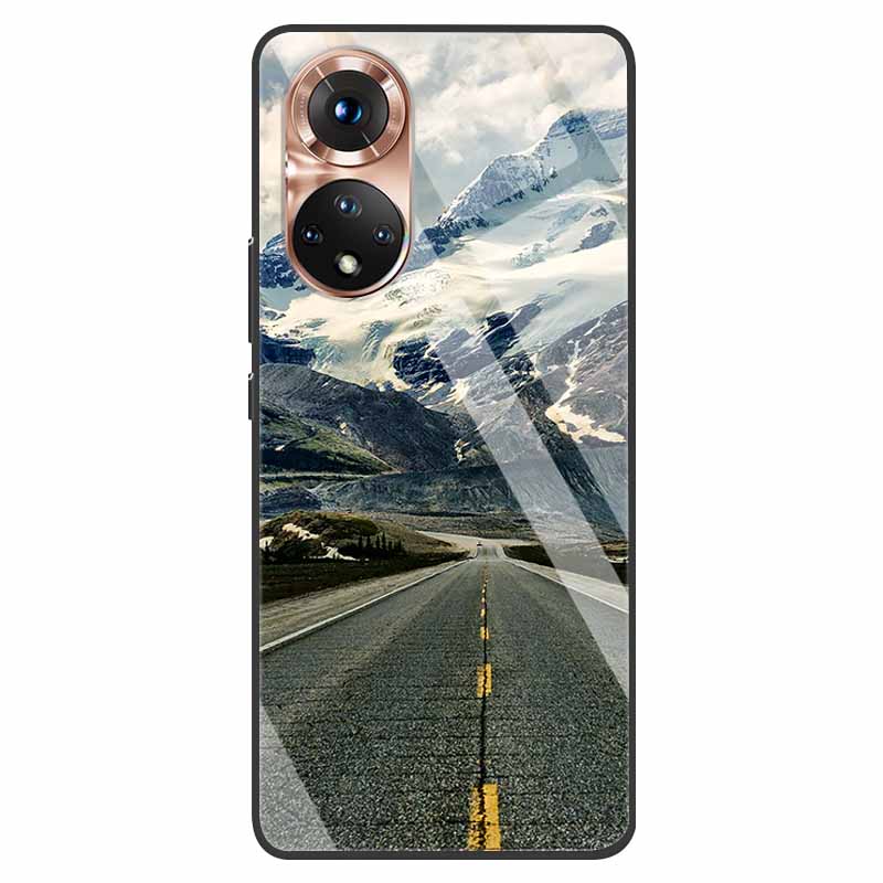 Luxury Case for Huawei Honor 50 Cover Tempered Glass Cover for Huawei Honor 50 Phone Case Honor50 6.57" Coque Bag Fashion Bumper