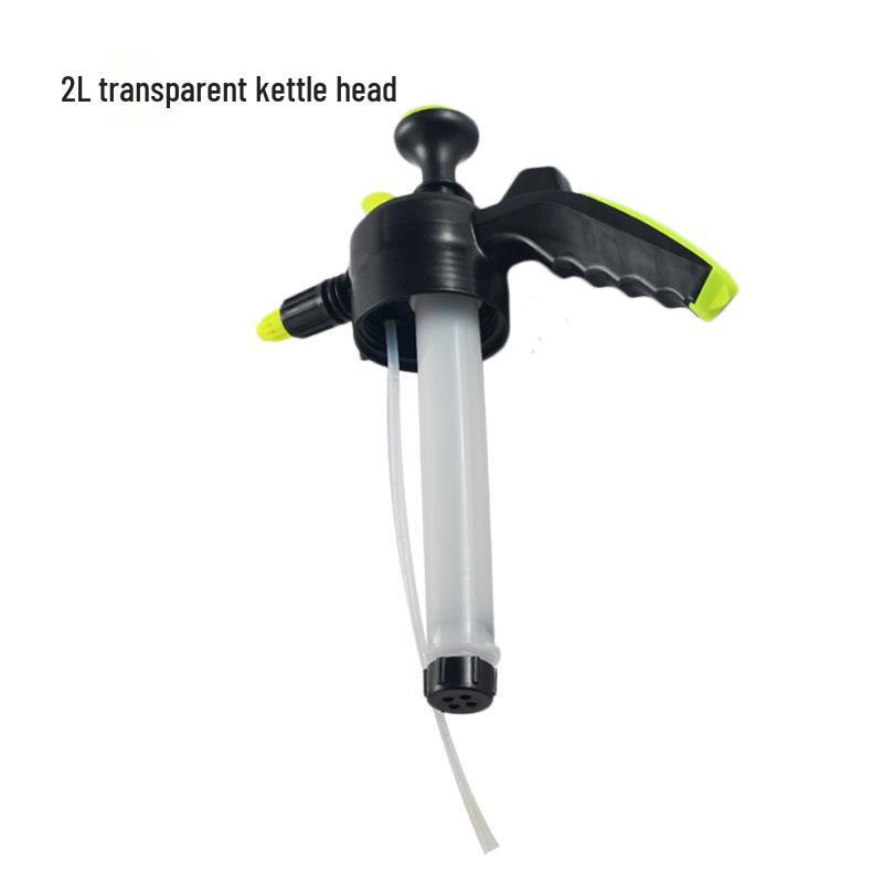 2L Blue Transparent Adjustable Nozzle Spray Bottle for Gardening