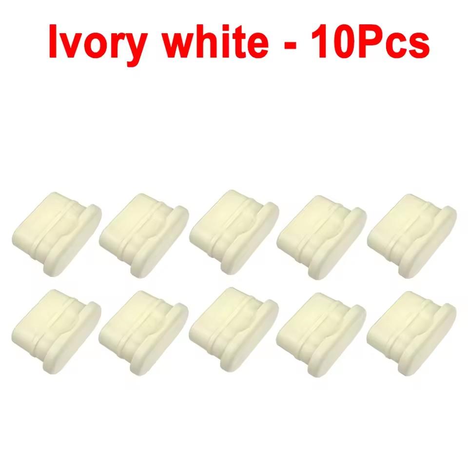 Type C Dustplugs USB-C Dust Cover Soft Silicone Type-C Charging Port Protector Protective Anti-dust Caps for IPhone Samsung