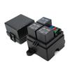 DC12V/24V Auto Car Truck 3 Way Fuse Holder Relay Holder Circuit Fuse Relay Holder 4-Pin or 5-Pin 40A 80A Relays