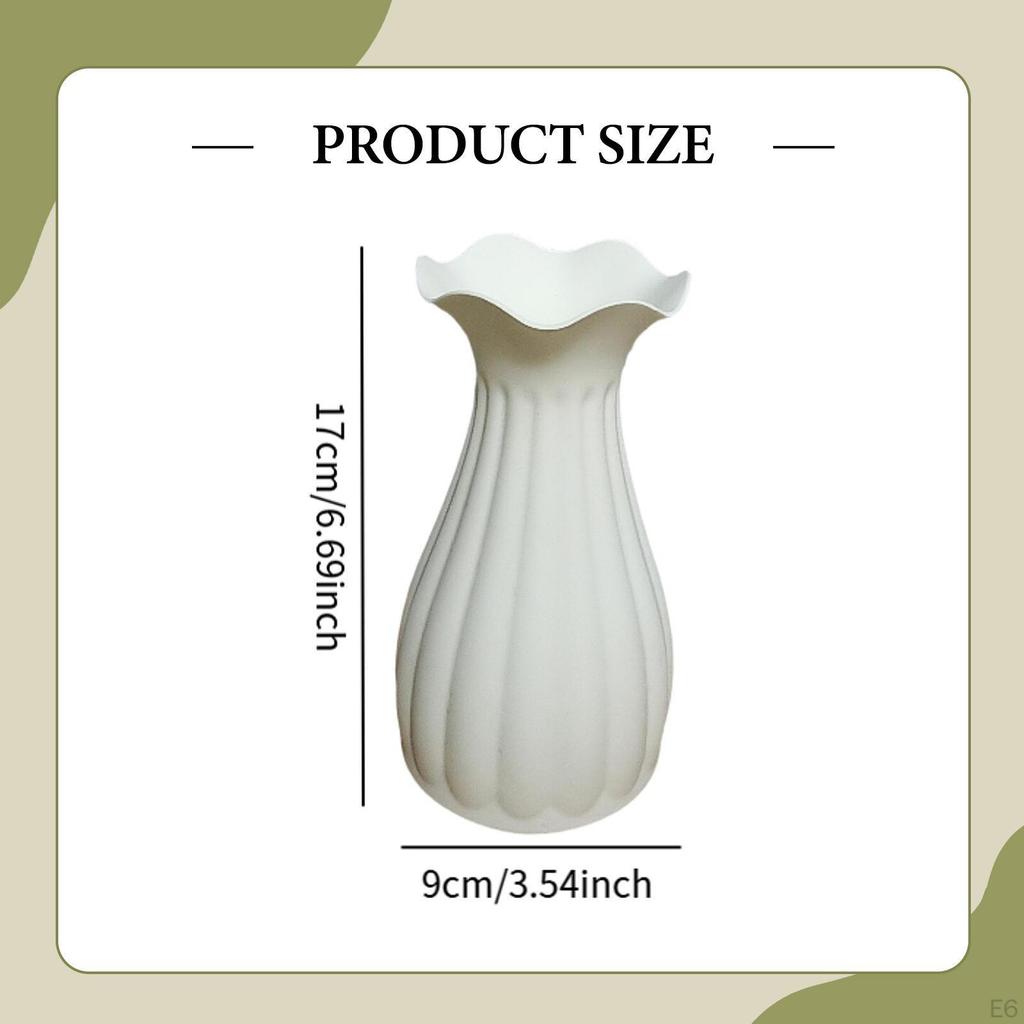 Aesthetic Vase Desk Centerpiece Simple Collection Table Decorative Flower Pot for Living Room