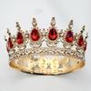 Diadema Tiara Corona di Re Barocca Europea con Strass