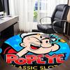1pc Popeye Office Round Area Rug, Under Office Chairs Bedroom Living Room Home Decor, Room Deco