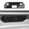 Carbon Fiber Style Car Rear Trunk Door Handle Cover Trim For Chevrolet Silverado