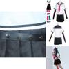Danganronpa Ibuki Mioda Cosplay Costume Set Stylish Uniform Dress And Wig Combination