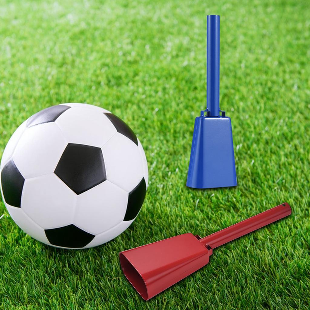 2 Pack Cowbell with Handle Noise Makers for Sporting Football Games Ranch Sports Events Party Concert 10 Inch Cow Bell