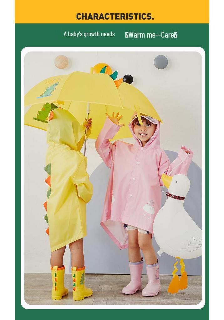 Stivali da Pioggia Leggeri per Bambini con Dinosauri - Antiscivolo, Impermeabili, Stile a Mezza Gamba per Ragazzi e Ragazze, Nuovo Design 2025 Molto Venduto