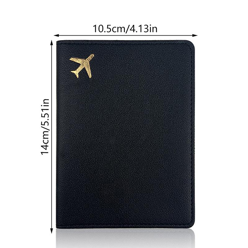 Airplane Travel Passport Cover For Women Travel Passport Case Leather Passport Wallet Purse Girl Passport Holder