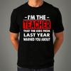 Back To School Teacher T-shirt Funny Back To School T-shirt Teacher Joke Tee Top