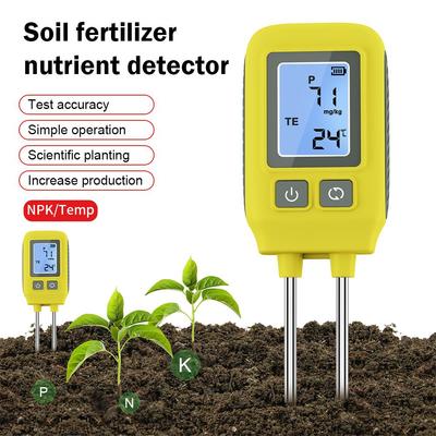 NPK Soil Temperature Sensor Nitrogen Phosphorus Potassium Nutrient Detector Fertility Meter Tester Greenhouse Garden