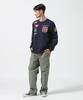 AVIREX TOP GUN PATCHED L/S T-SHIRT 783-3930018 Men's M 120 Navy