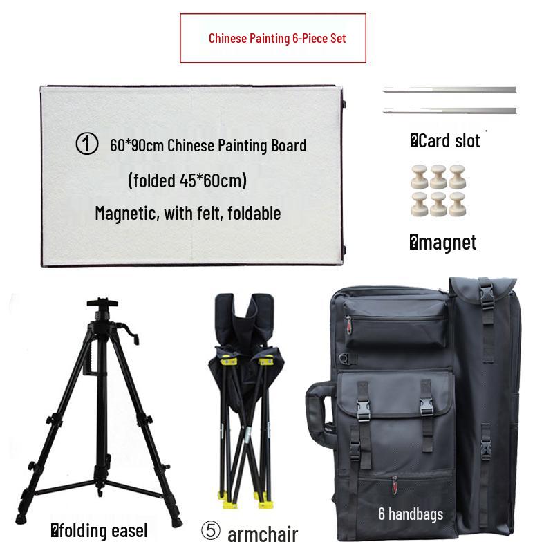 4K Rainproof Multifunctional Sketch Bag for A2 Boards - Coffee