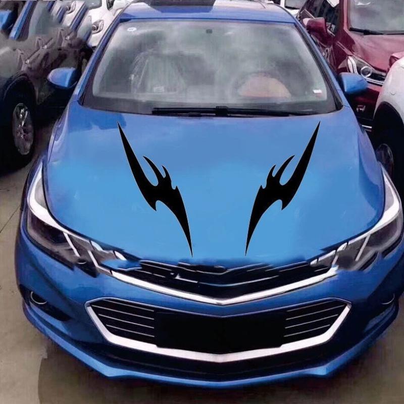Pegatinas de coche, pegatinas decorativas para capó delantero, pegatinas tipo rasguño para coche, calcomanía modificada creativa con personalidad, accesorios para coche