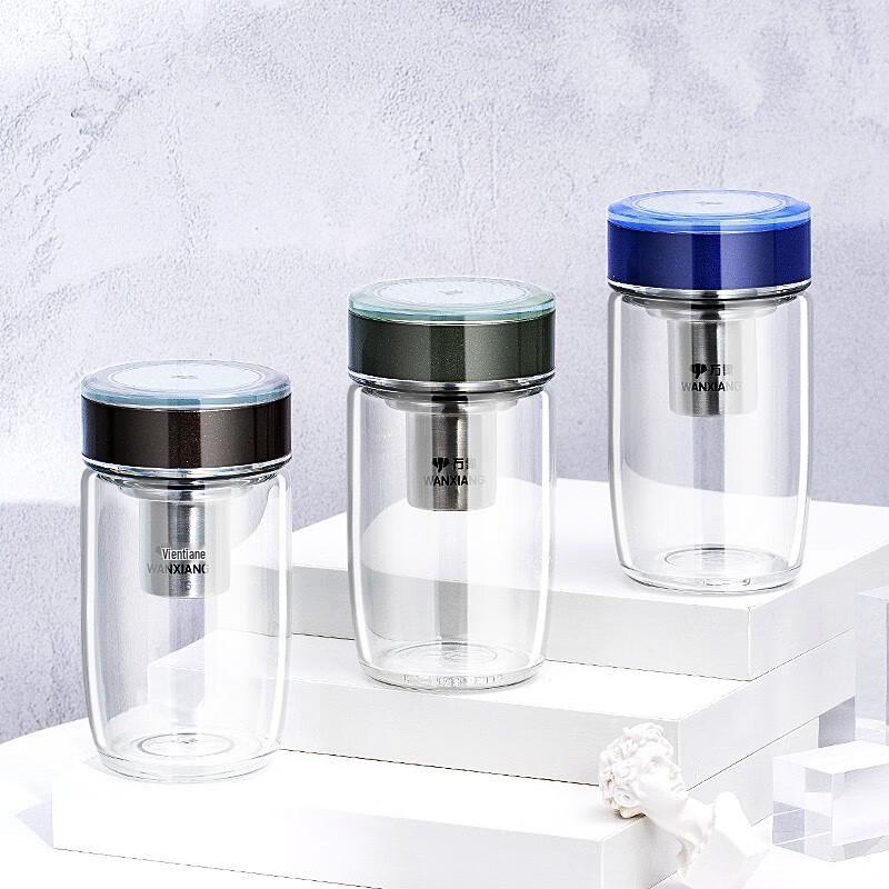 WANXIANG HBC1928 Double Wall Glass Water Cup