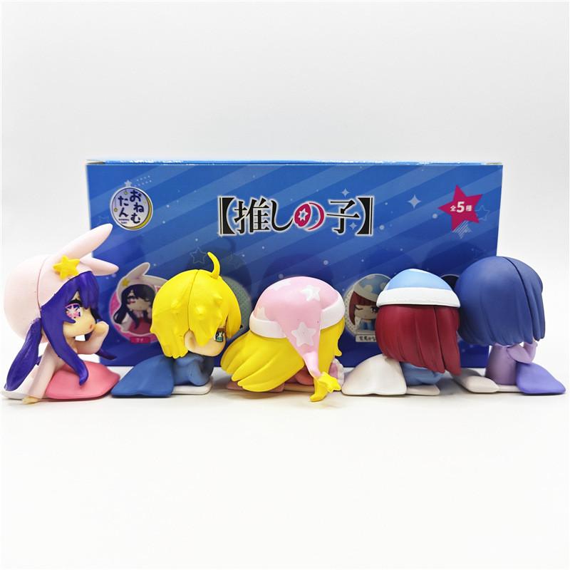 No Ko Oshi Kids Pvc Collectible Figures Anime Design Sleep Series Gift Playroom