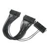 24 Pin Dual Power Supply Adapter Cable For PC ATX Motherboard Add On
