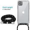 Coque - PROSHOP - A73 5G - Fine Transparente TPU - AntiChoc - Cordon Noir