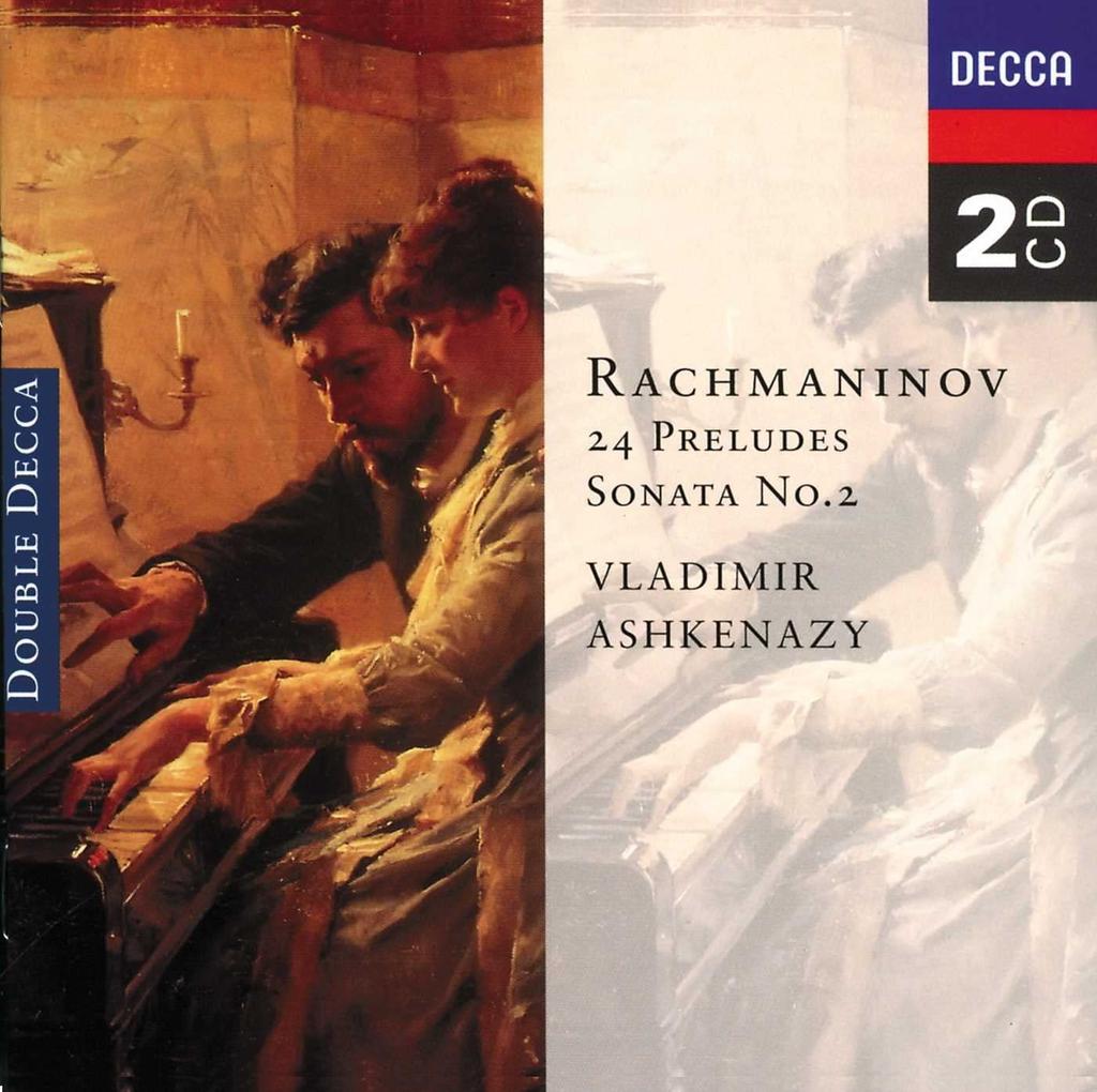CD VLADIMIR ASHKENAZY - 24 Preludes/Sonata 2 4438412DF2 Decca 1995 Europe Classical Used