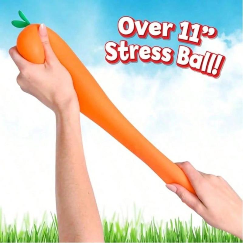 1Pcs Toymendous Jumbo 13Cm Sand Texture Carrot Squishy Toy Giant Vegetable Stress Relief Fidget Sensory Toy For Adults Party Theme Activity Supplies