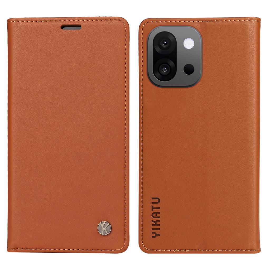 For OnePlus 13T 5G Phone Cases YIKATU Magnetic Closure PU Leather Mobile Cover